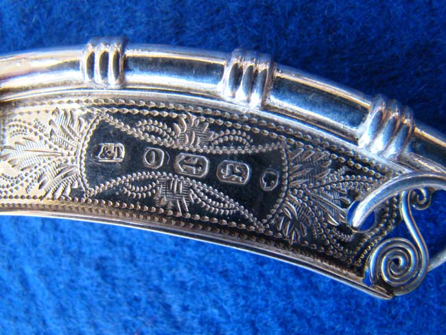 An English sterling silver Bosun's Whistle made in 1863 — image 2